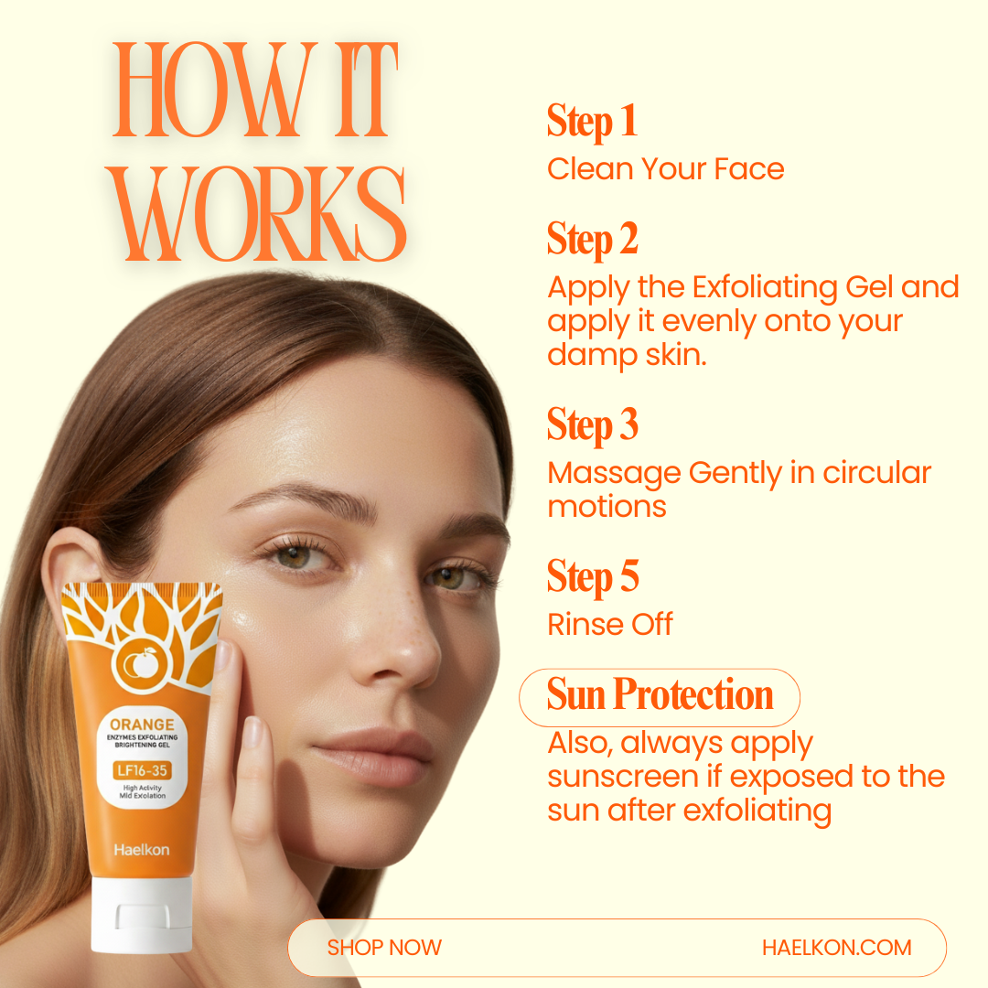 Haelkon - Orange Enzyme Exfoliating Gel