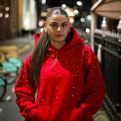 Haelkon - Rhinestone Galaxy Hoodie